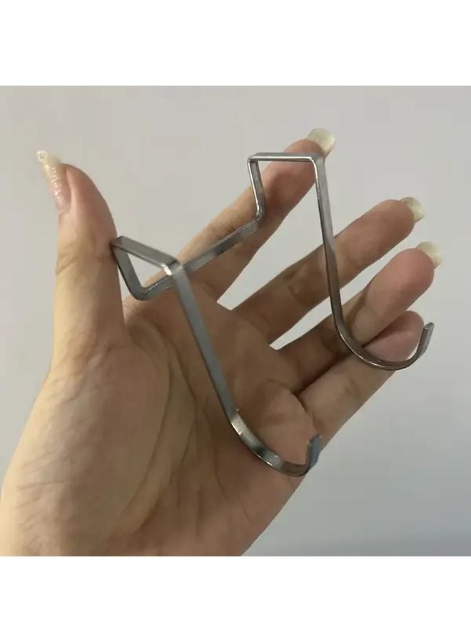 3 قطع خطافات معدنية على شكل S متينة للغاية، تركيب بدون حفر، تحمل أحمال ثقيلة - Image 5